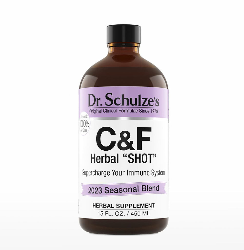 Dr. Schulze's Cold & Flu Shot - "Shot" intensif à base de plantes contre le rhume et la grippe